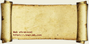 Anđela Avramović vizit kartica